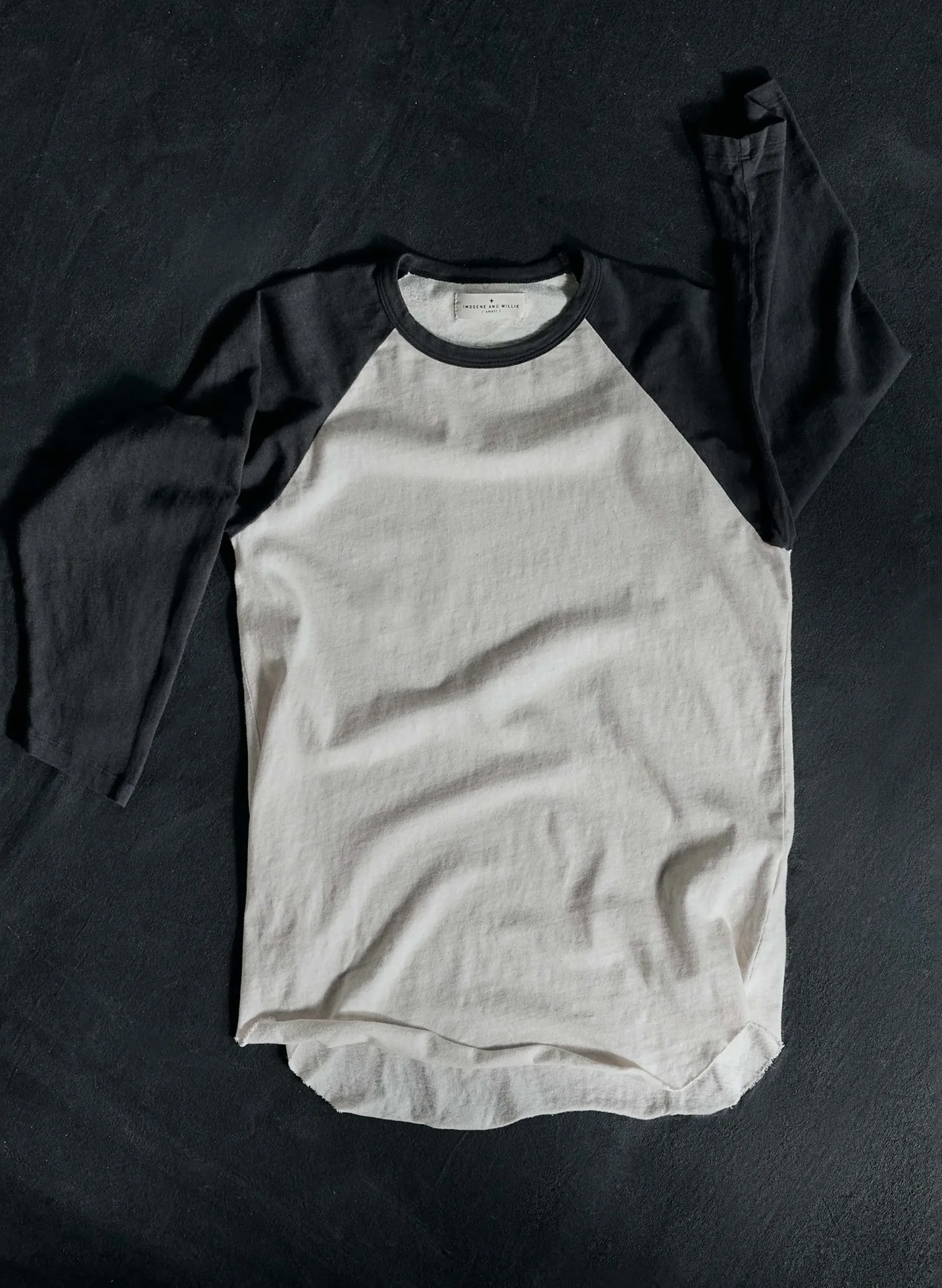 imogene + willie 3/4 Knit Raglan In Black| Shirts|Jackets