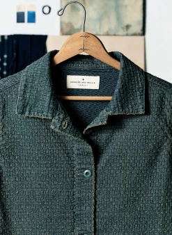 imogene + willie Agnes Jacket In Woven Indigo|Women Jackets