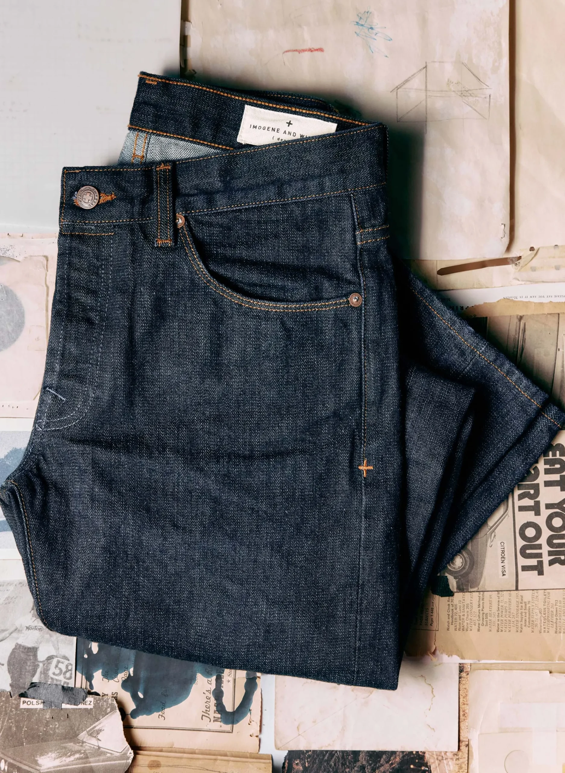imogene + willie Barton Broken Twill Indigo Rinse| Denim