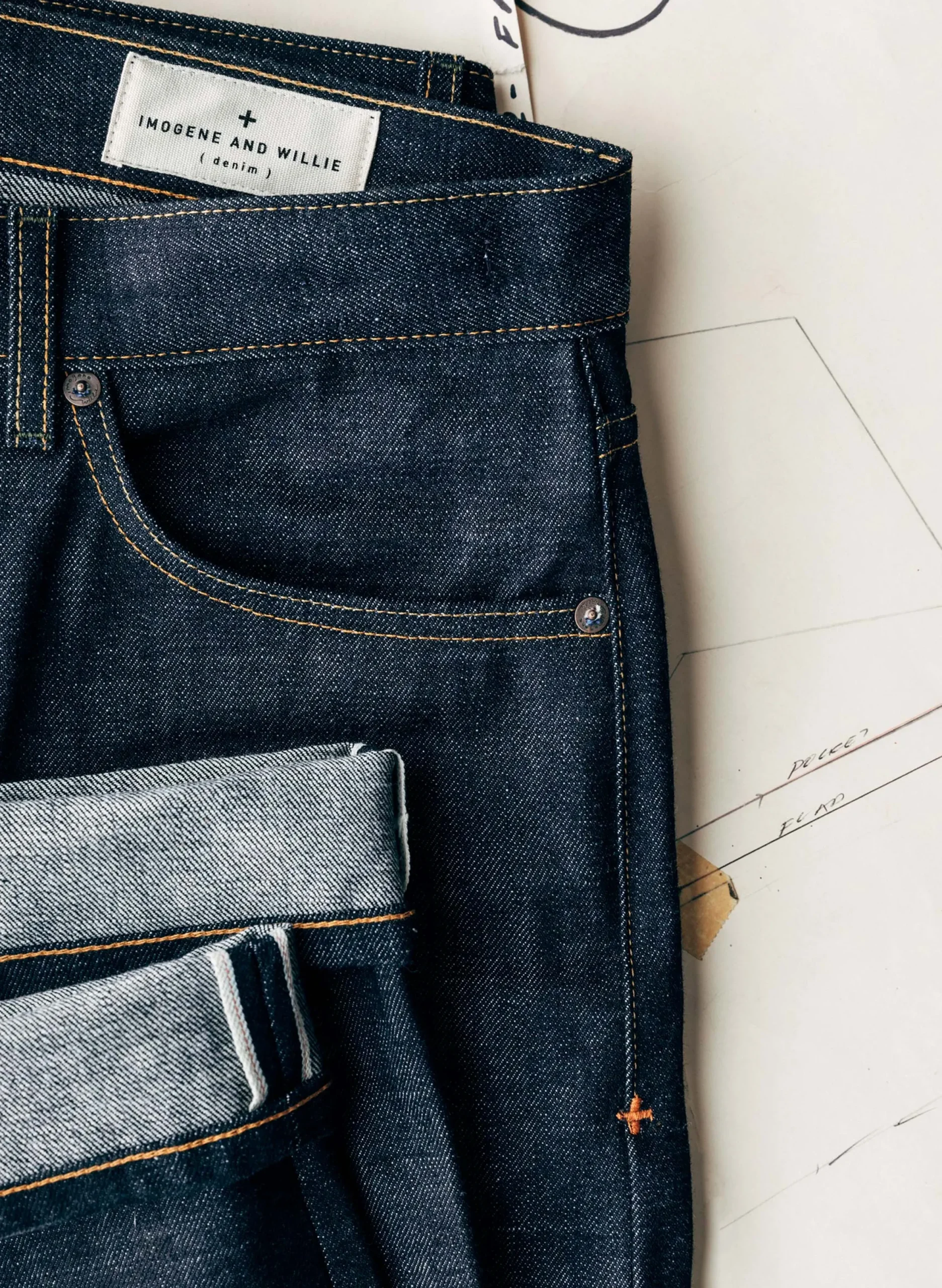 imogene + willie Barton Indigo Rigid Jp| Denim