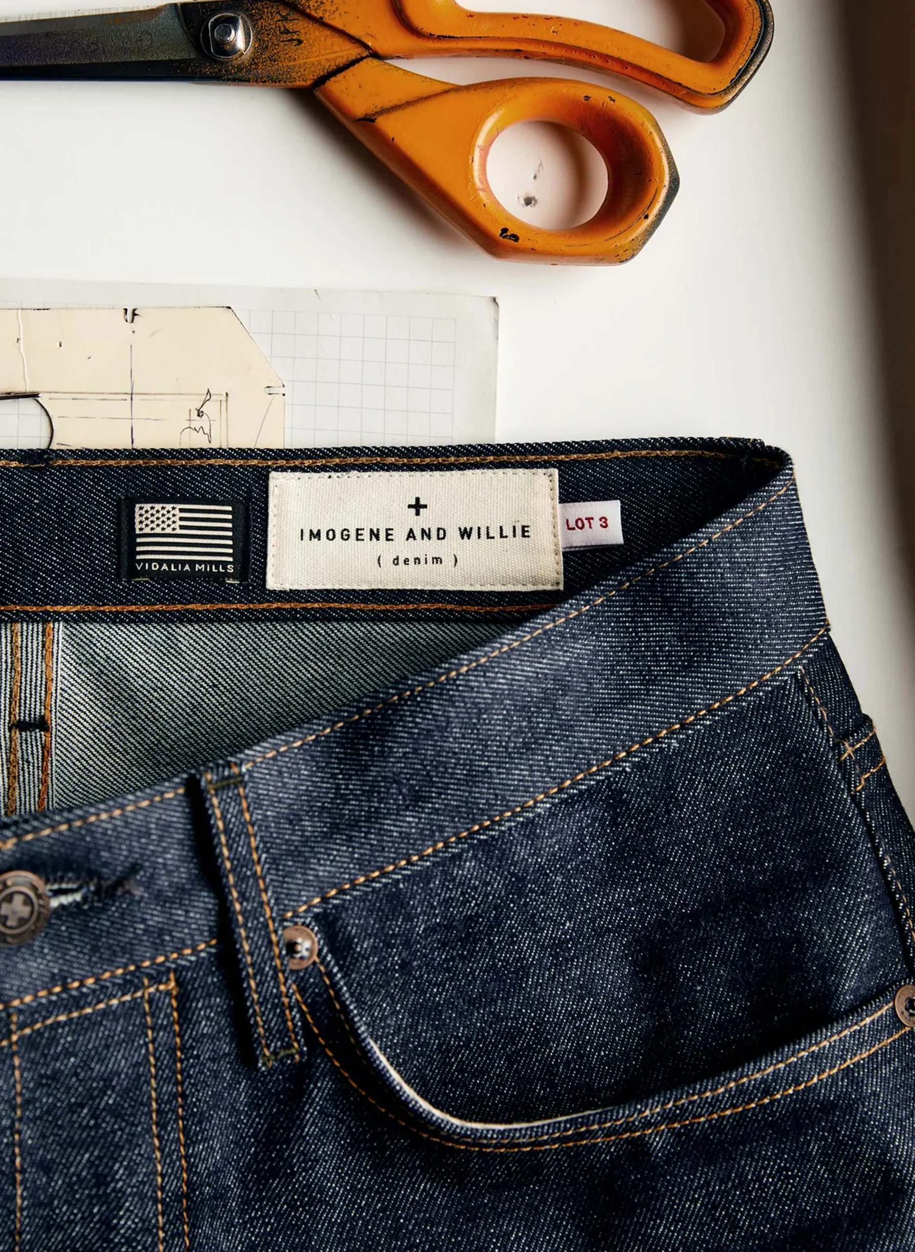imogene + willie Barton Indigo Rigid Usa Lot 3| Denim