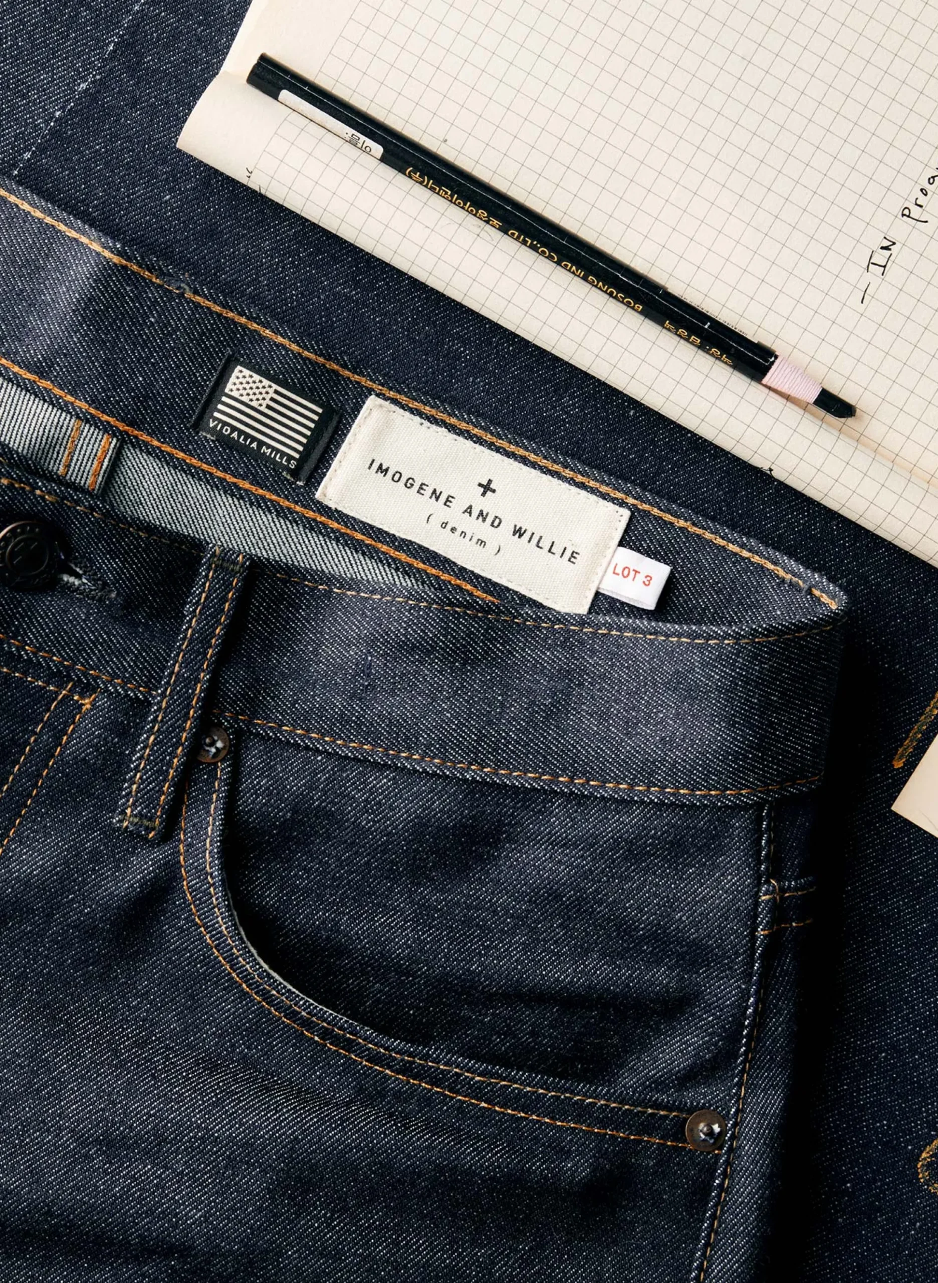 imogene + willie Barton Indigo Rigid Usa Lot 3| Denim