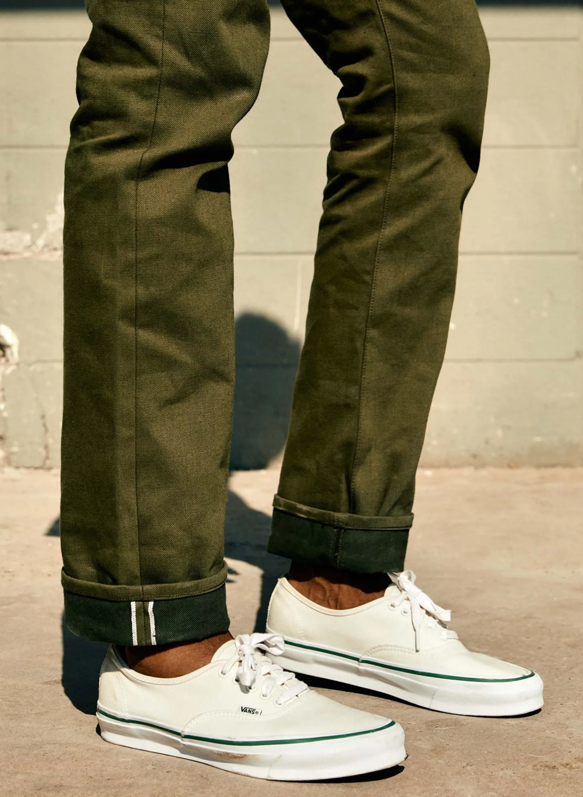 imogene + willie Barton Olive Rigid Jp| Denim