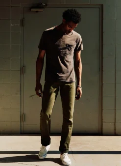 imogene + willie Barton Olive Rigid Jp| Denim