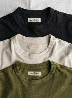 imogene + willie Black Knit Midweight Crew|Women T-Shirts|Tees + Tanks