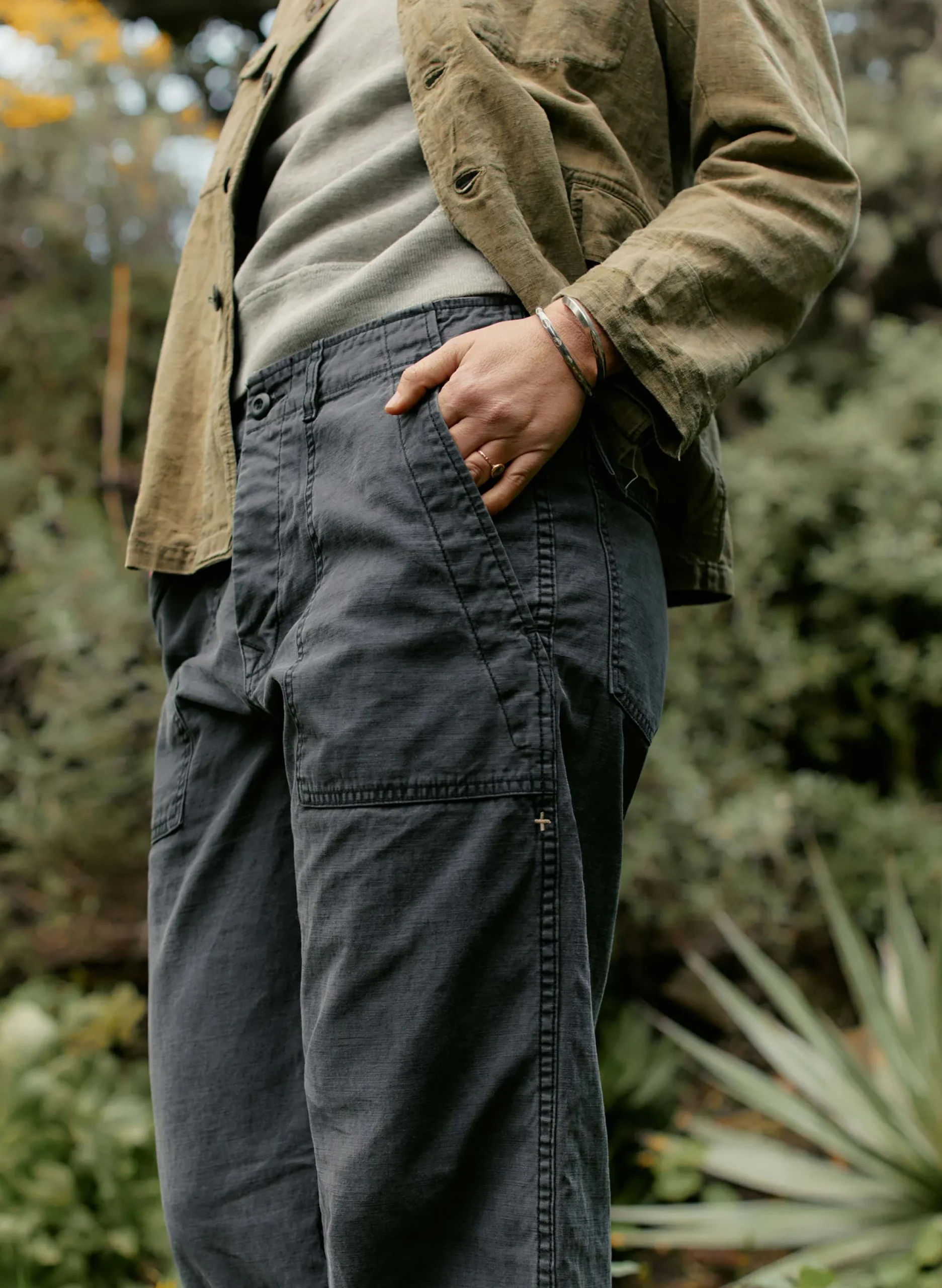 imogene + willie Blake Military Trouser In Black|Women Pants & Shorts