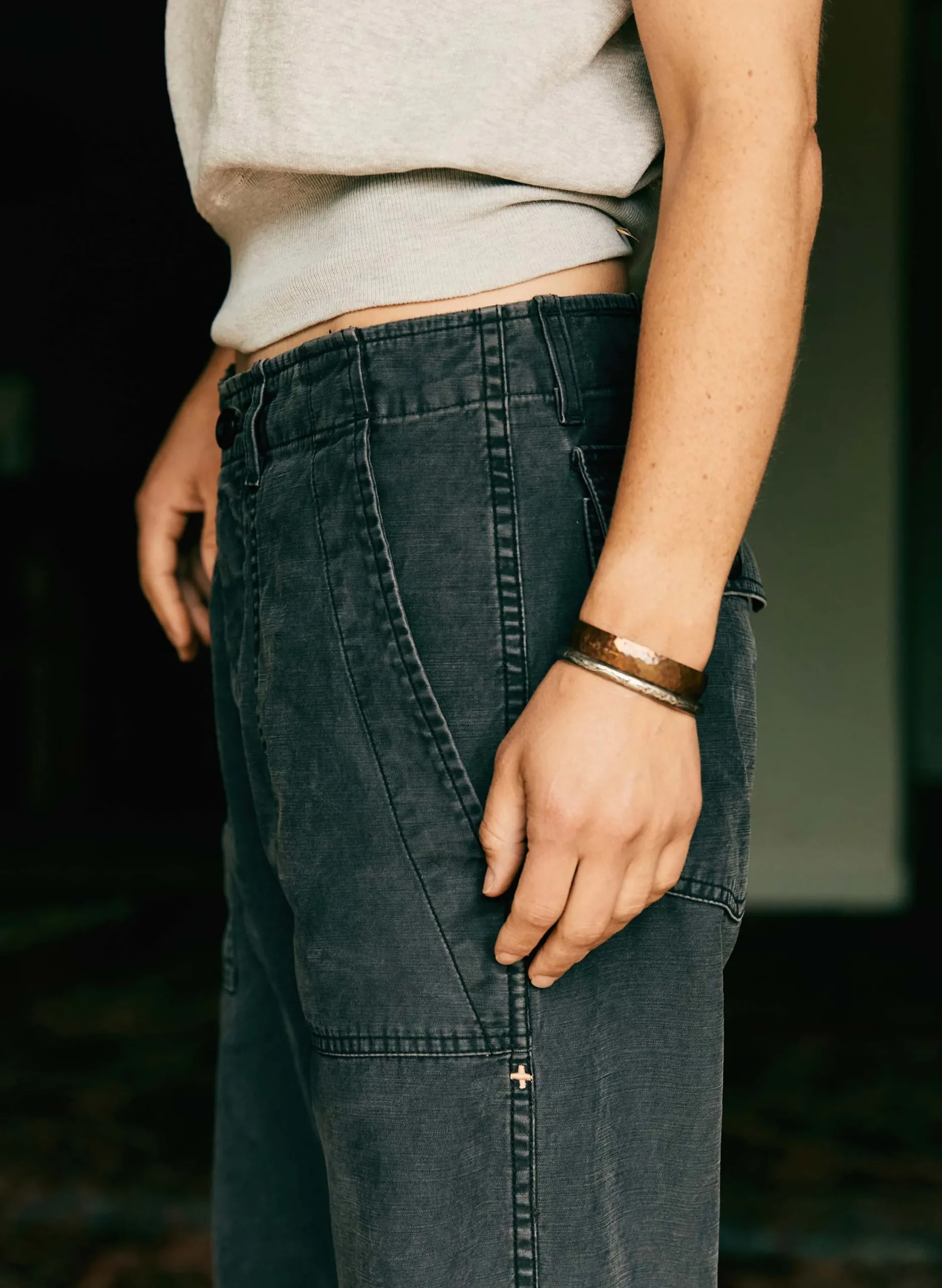 imogene + willie Blake Military Trouser In Black|Women Pants & Shorts