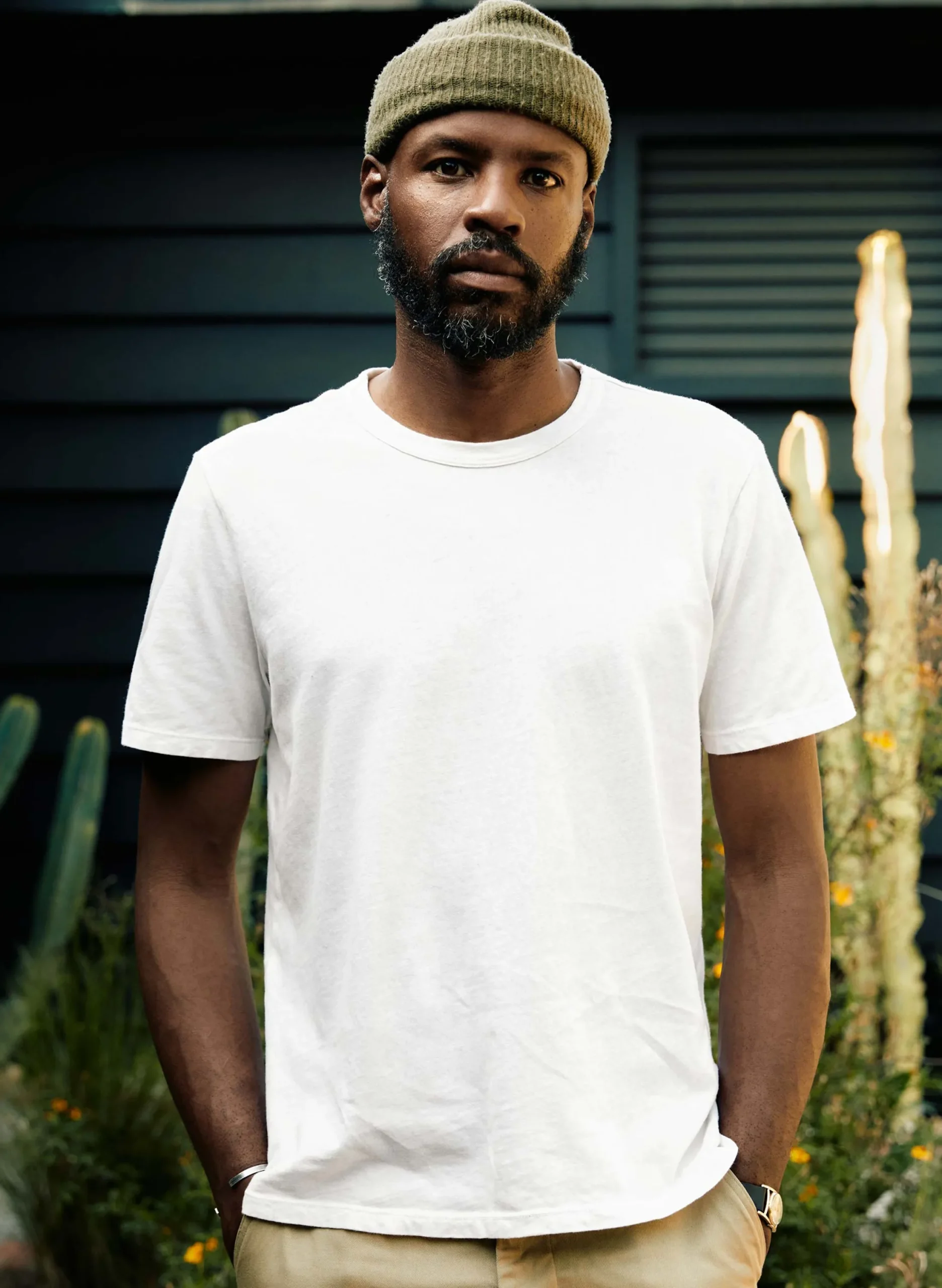 imogene + willie Classic Knit Vintage White Crew| T-Shirts
