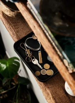 imogene + willie Emil Erwin Black Leather Tray|Women Accessories|Accessories