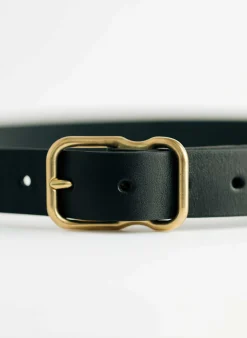 imogene + willie Emil Erwin Narrow Signature Belt In Black|Women Accessories|Accessories