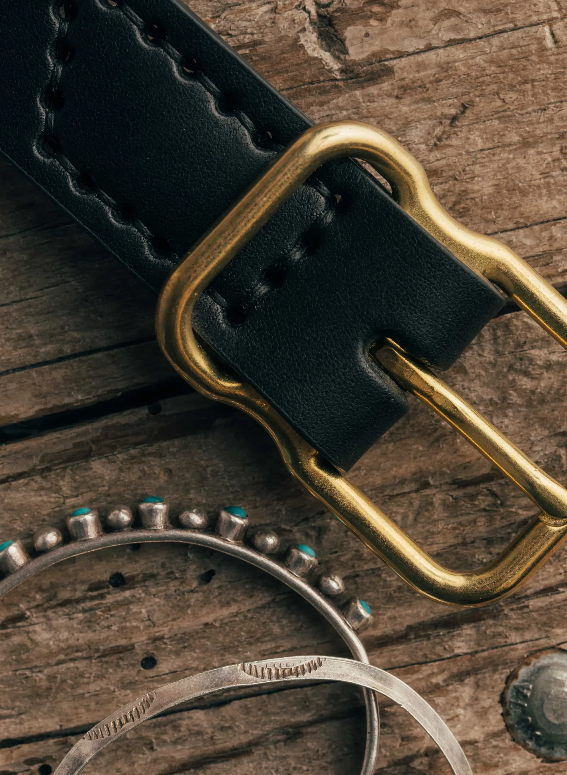imogene + willie Emil Erwin Narrow Signature Belt In Black|Women Accessories|Accessories