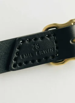 imogene + willie Emil Erwin Narrow Signature Belt In Black|Women Accessories|Accessories