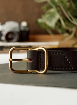 imogene + willie Emil Erwin Signature Belt Dark Brown|Women Accessories|Accessories