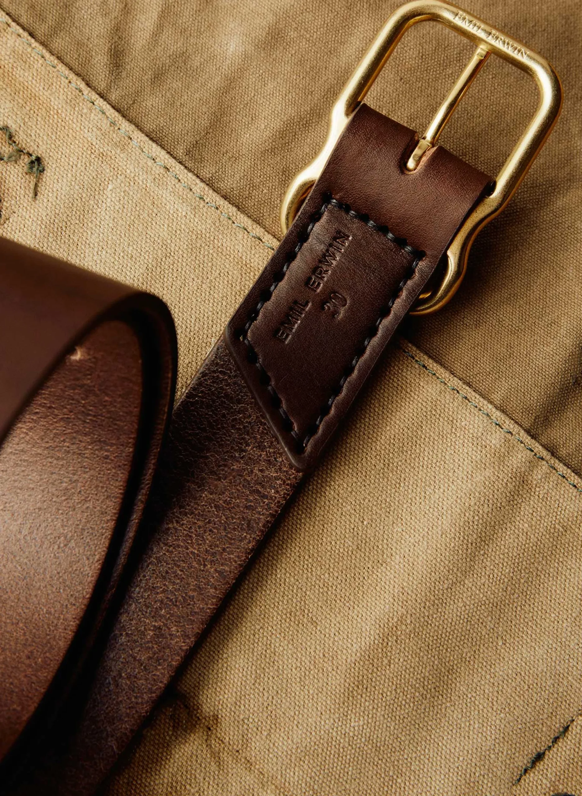 imogene + willie Emil Erwin Signature Belt Walnut|Women Accessories|Accessories