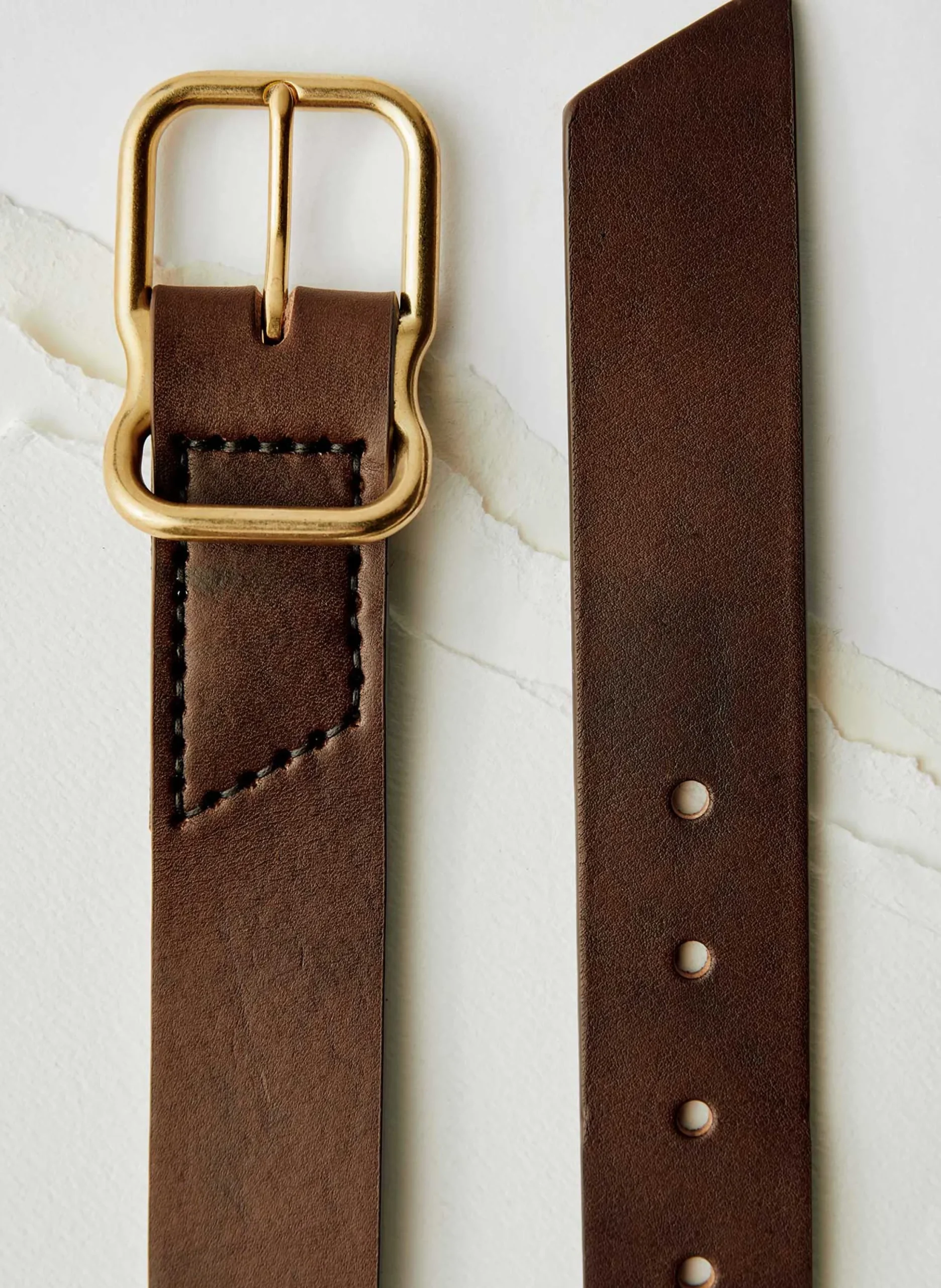 imogene + willie Emil Erwin Signature Belt Walnut|Women Accessories|Accessories