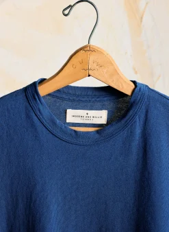 imogene + willie Faded Navy Knit Midweight Crew| T-Shirts