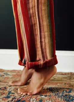 imogene + willie Fethiye In Hand-loomed Coastal Stripe|Women Pants & Shorts|Pants & Shorts