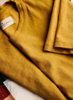 imogene + willie Gold Knit Midweight Crew| T-Shirts