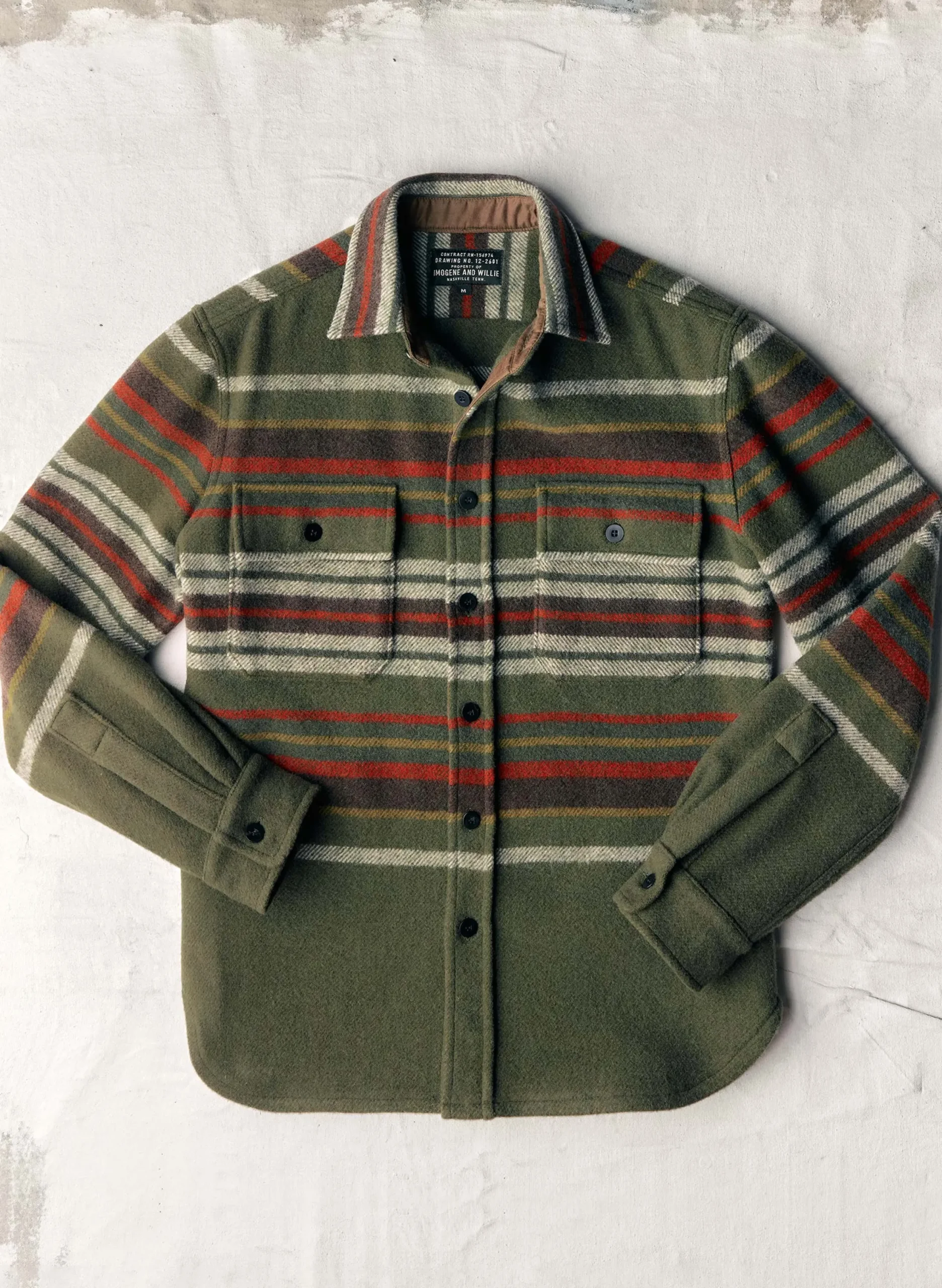imogene + willie Hall Cpo In Blanket Stripe| Shirts