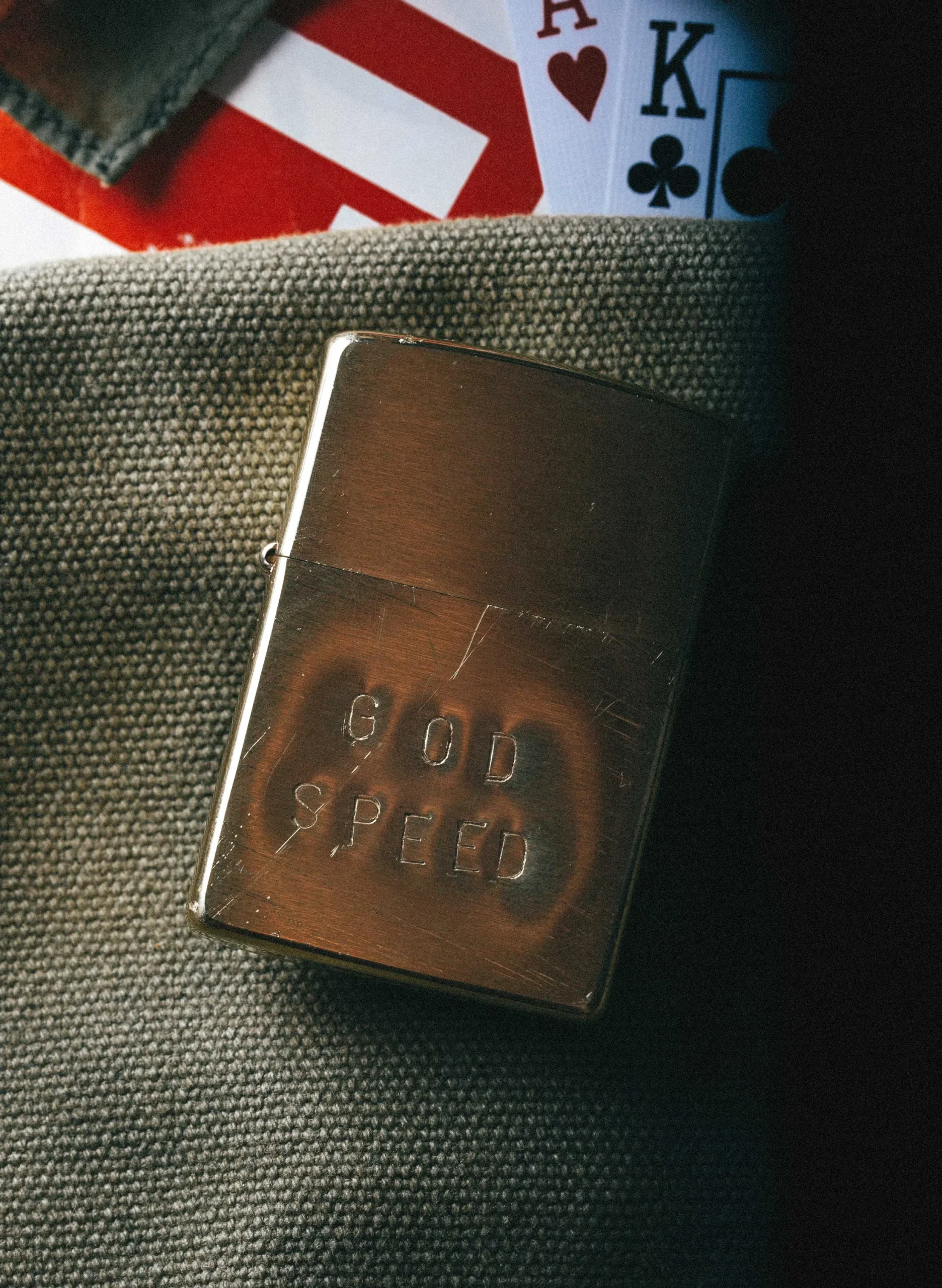 imogene + willie Hand Stamped “godspeed” Zippo|Women Home Goods|Home Goods