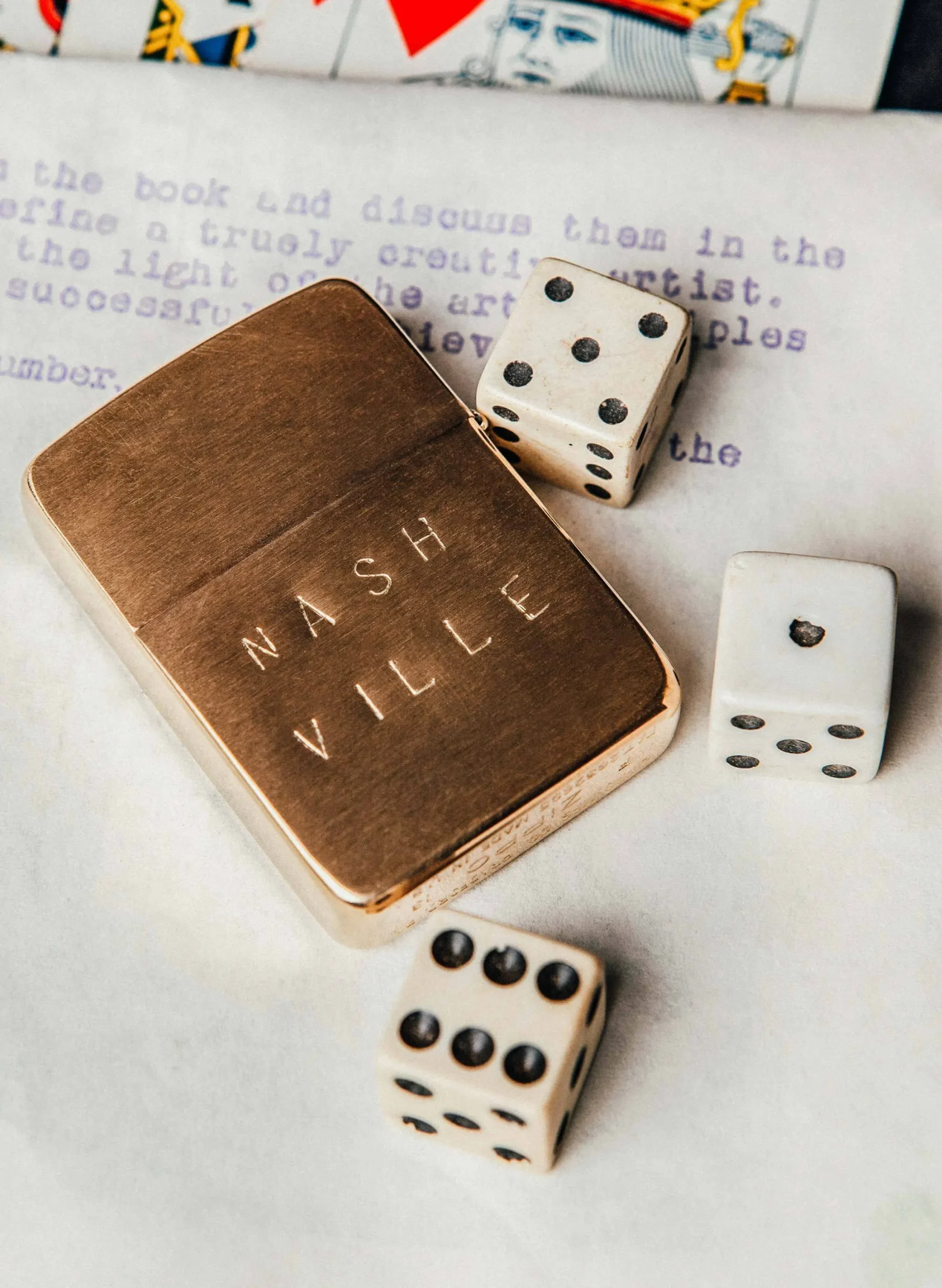 imogene + willie Hand Stamped "nashville" Zippo|Women Home Goods|Home Goods