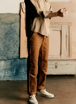 imogene + willie Hencye Canvas Workpant In Brown| Pants & Shorts