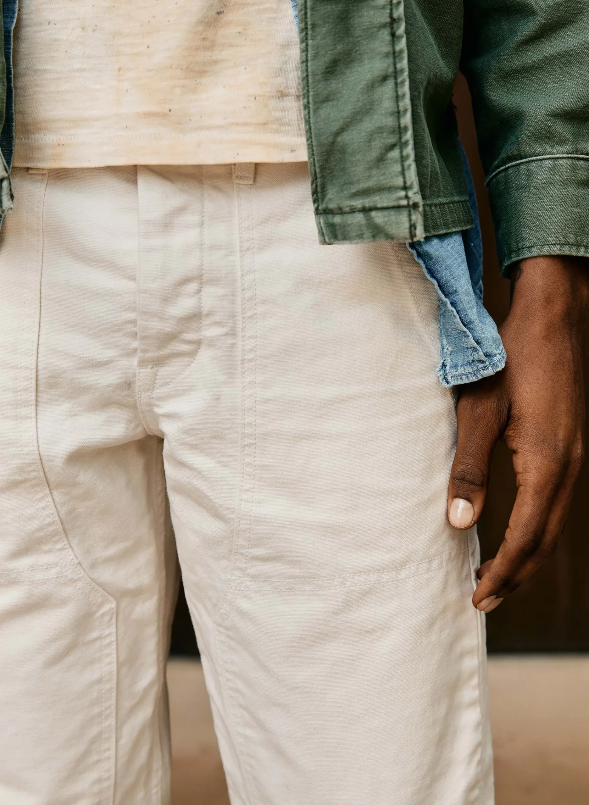 imogene + willie Hencye Canvas Workpant In Natural| Pants & Shorts