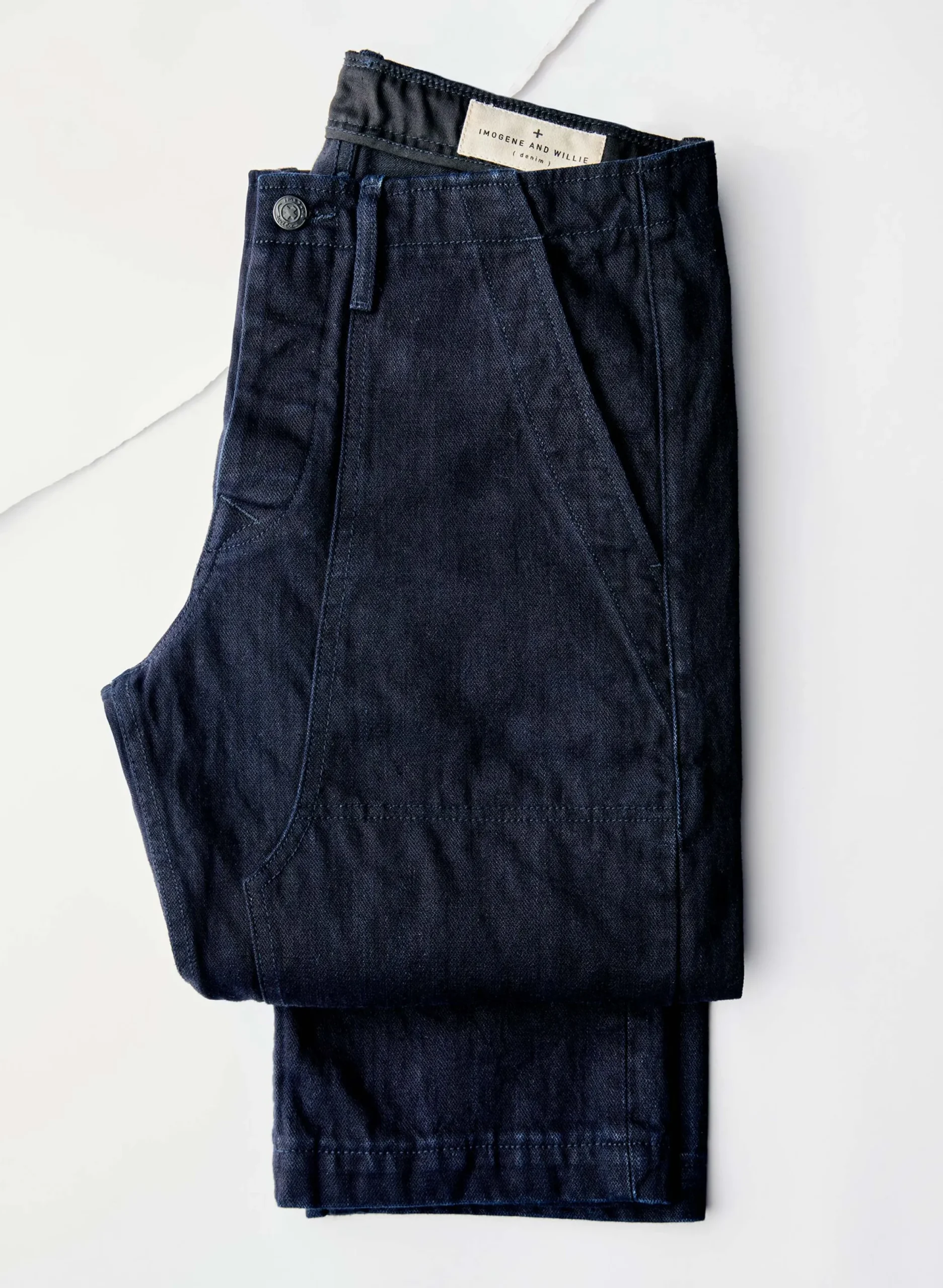 imogene + willie Hencye Workpant In Black Indigo| Denim|Pants & Shorts