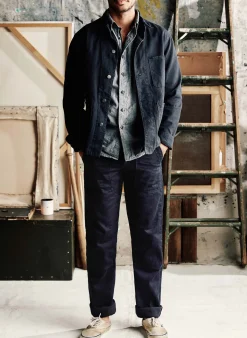 imogene + willie Hencye Workpant In Black Indigo| Denim|Pants & Shorts
