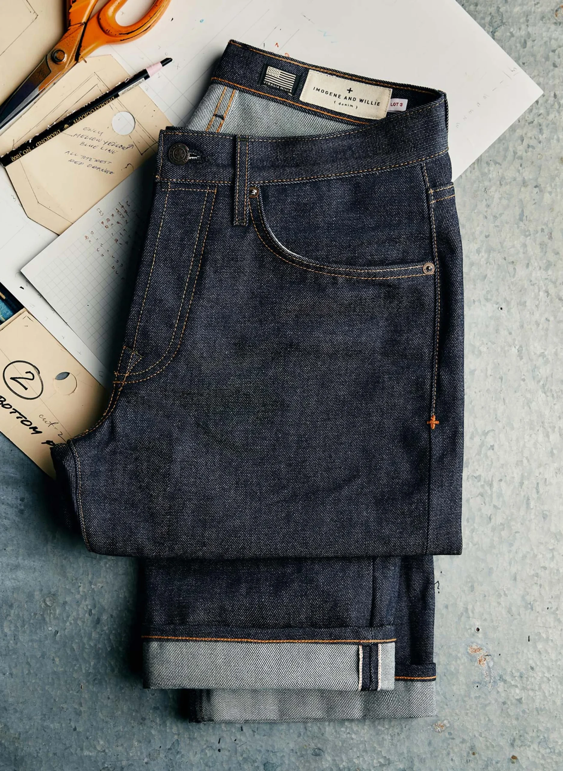 imogene + willie Henry Indigo Rigid Usa Lot 3| Denim