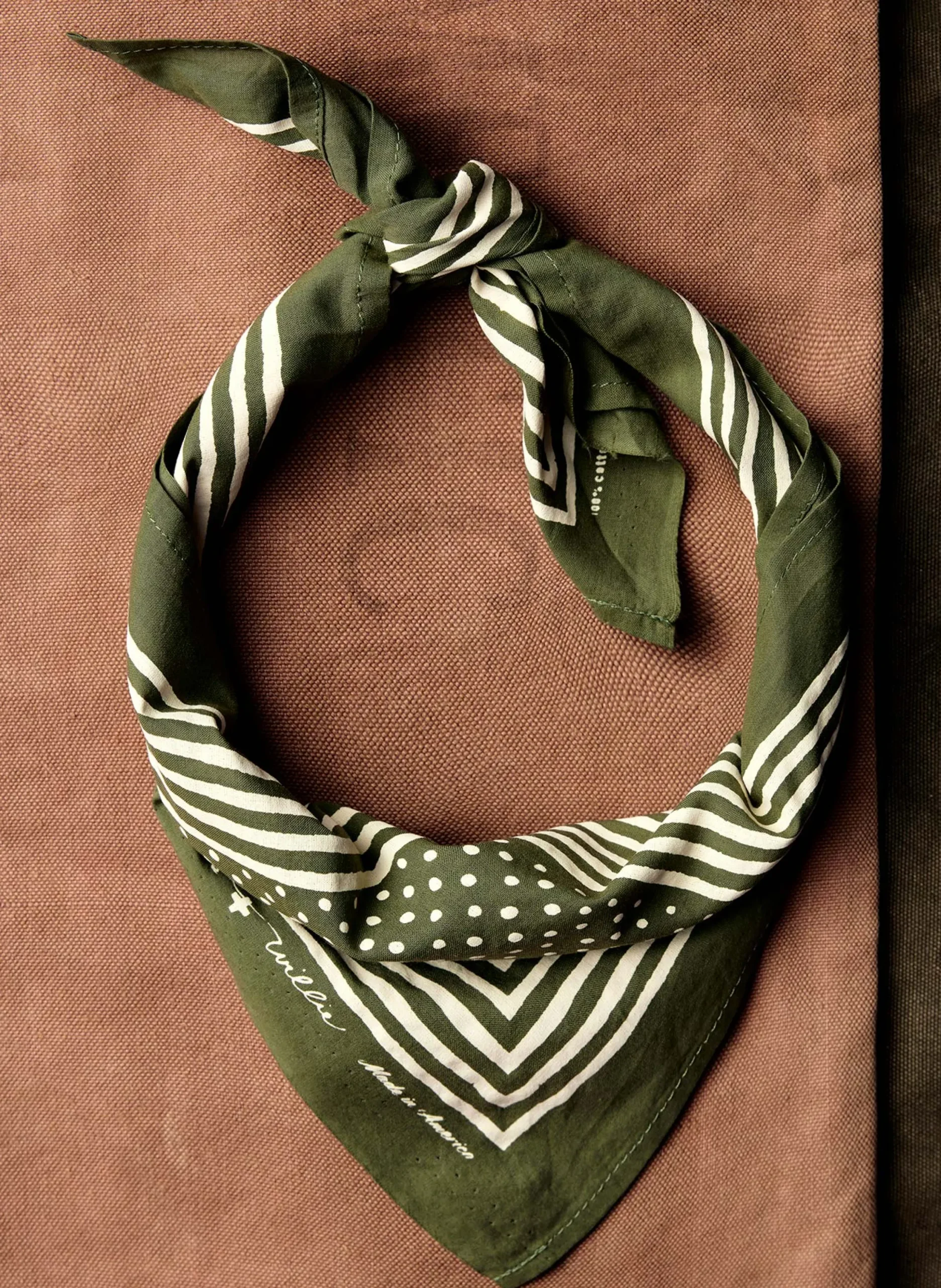 imogene + willie I+w Vintage Olive Bandana V2|Women Accessories|Accessories