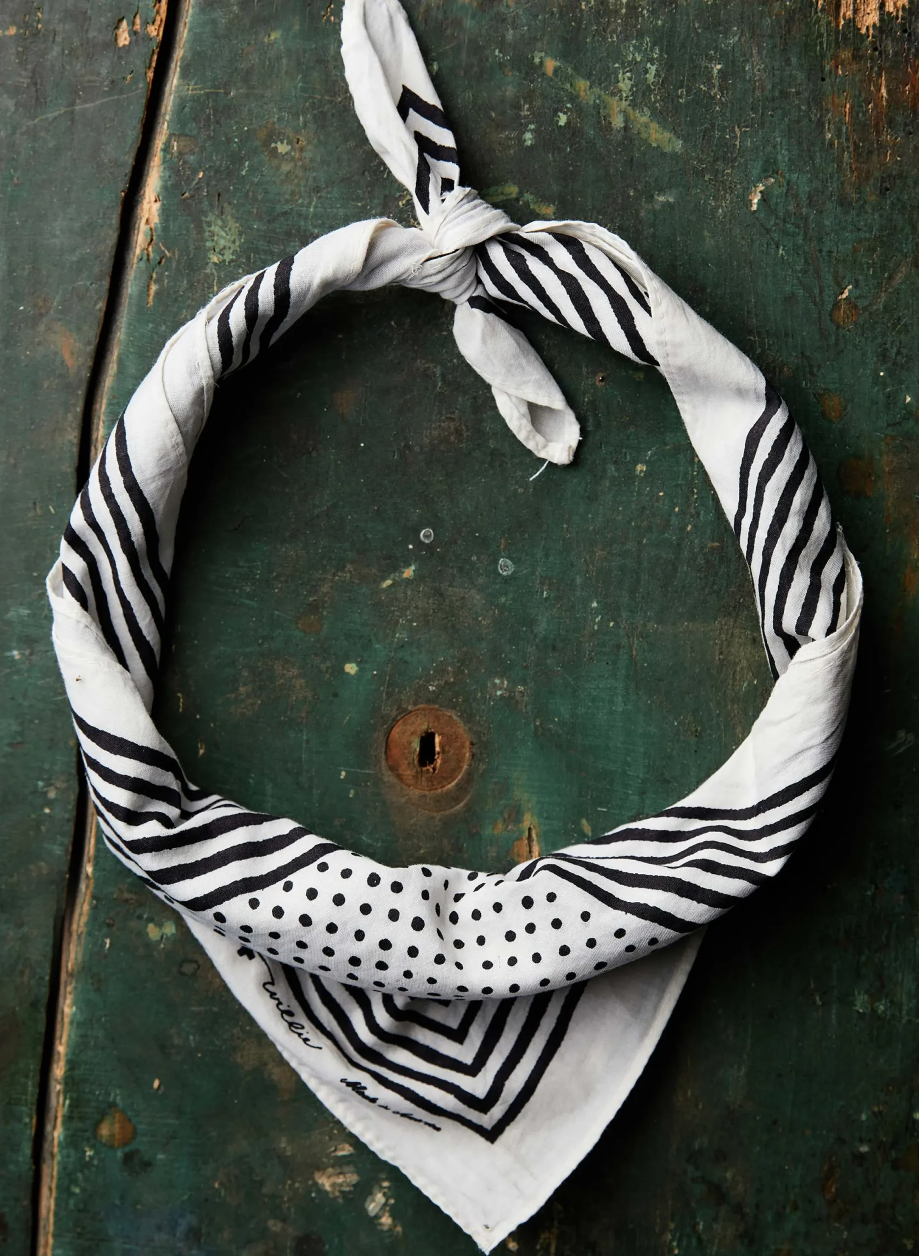 imogene + willie I+w Vintage White Bandana V2|Women Accessories|Accessories