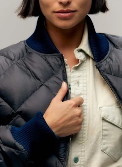 imogene + willie I+w X Crescent Down Works Quilted Bomber|Women Jackets|Jackets