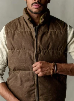 imogene + willie I+w X Crescent Down Works Waxed Canvas Vest| Jackets