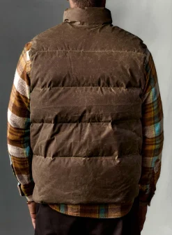 imogene + willie I+w X Crescent Down Works Waxed Canvas Vest| Jackets