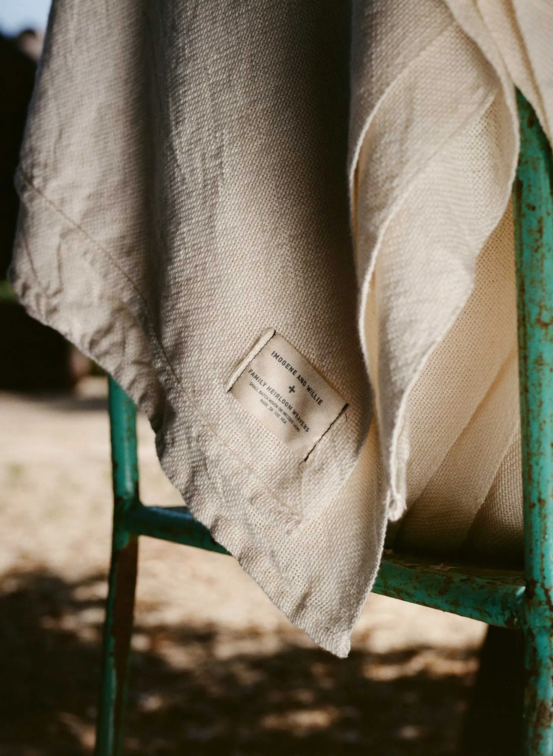 imogene + willie I+w X Family Heirloom Weavers Cotton Throw In Natural|Women Home Goods|Home Goods
