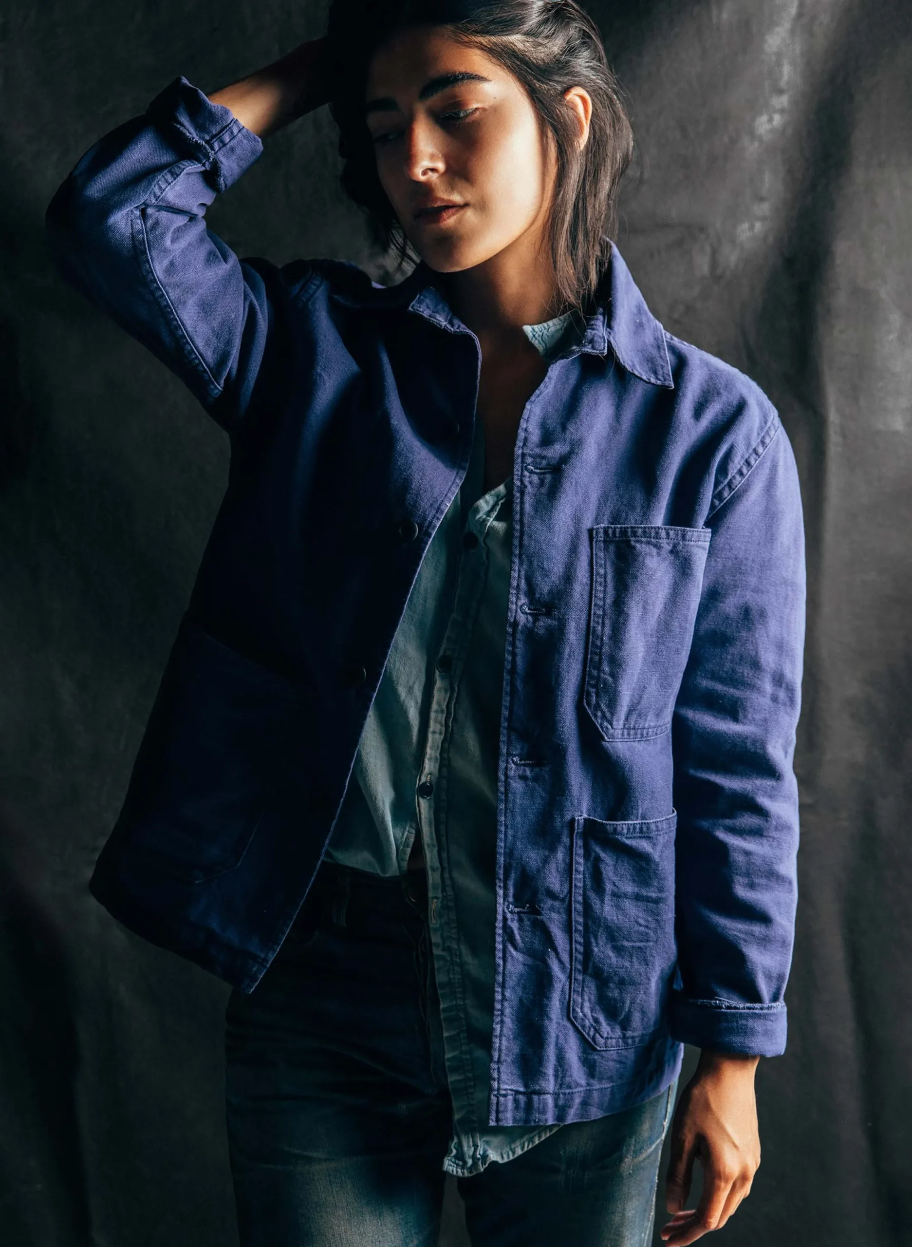 imogene + willie Jack Jacket French Blue|Women Jackets|Jackets