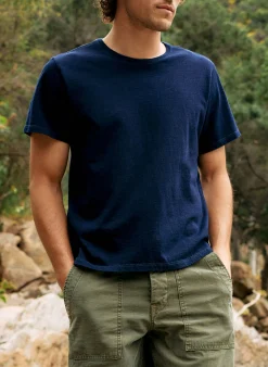 imogene + willie Knit Indigo Crew| T-Shirts
