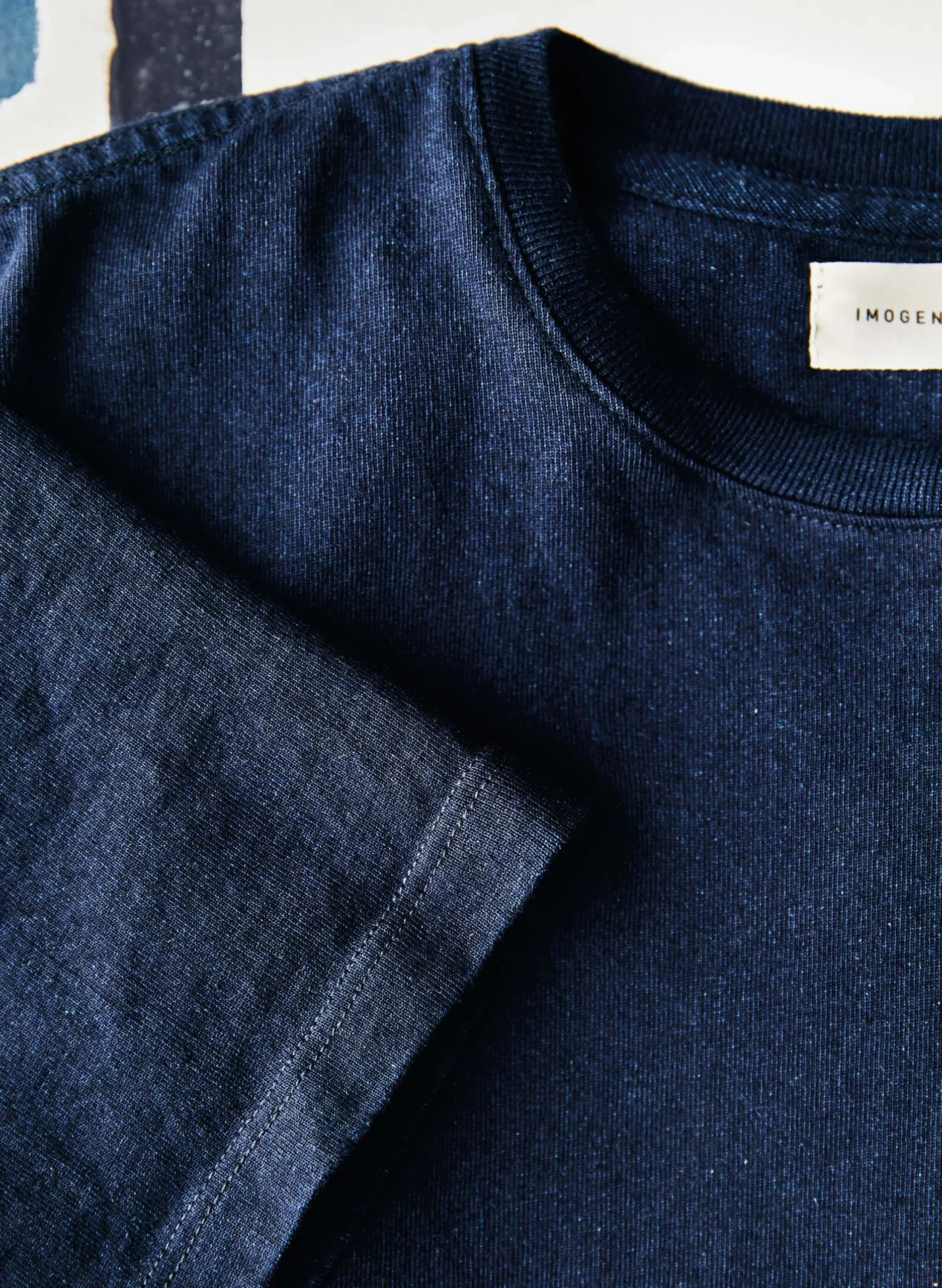 imogene + willie Knit Indigo Crew| T-Shirts