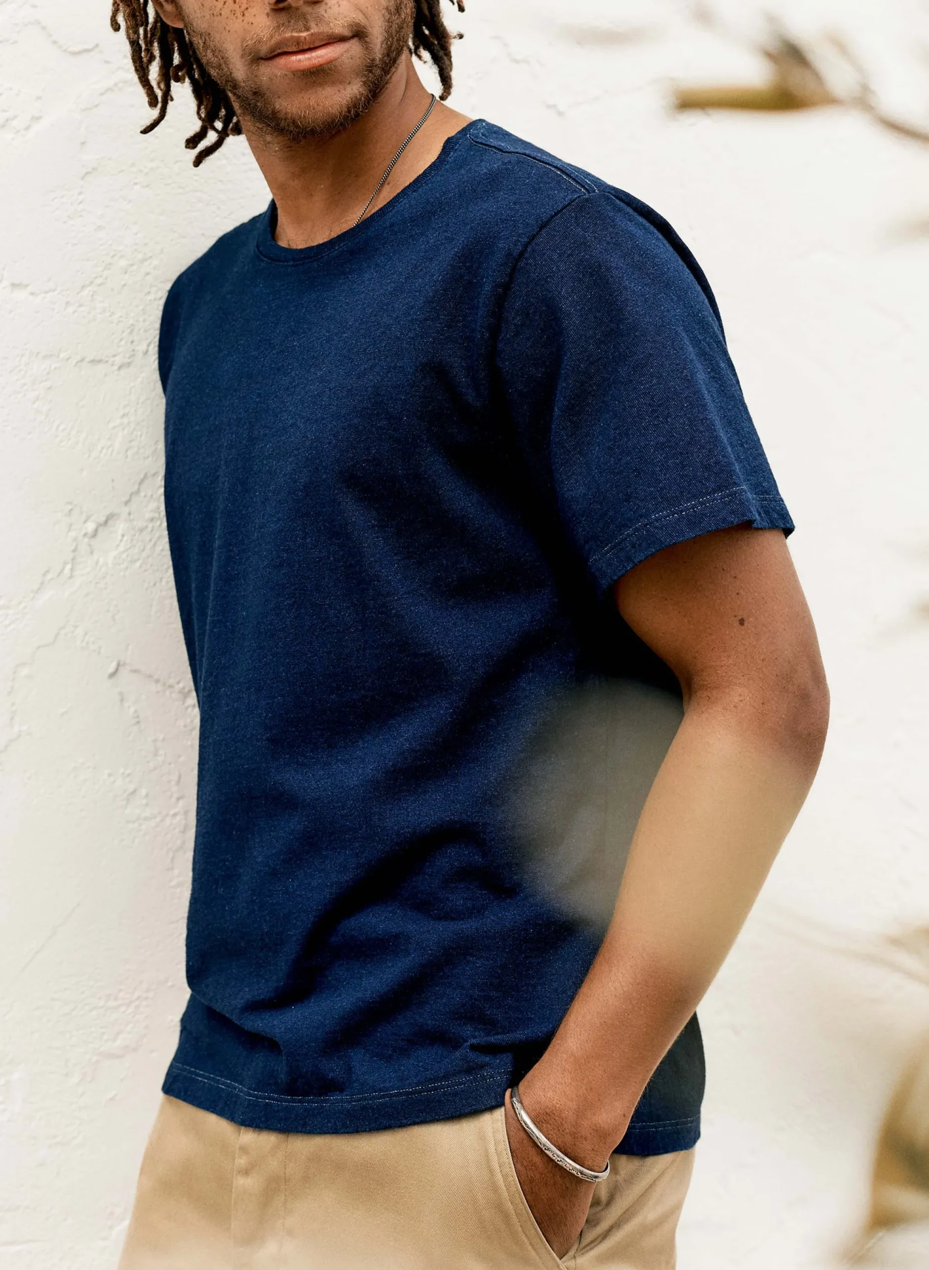 imogene + willie Knit Indigo Crew| T-Shirts