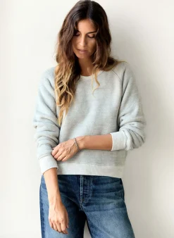 imogene + willie Lana Raglan Sweatshirt In Heather|Women Knits & Sweaters|Jackets