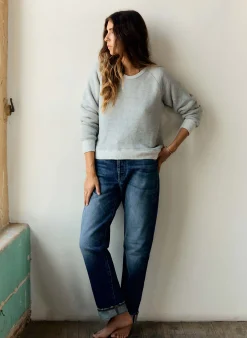 imogene + willie Lana Raglan Sweatshirt In Heather|Women Knits & Sweaters|Jackets