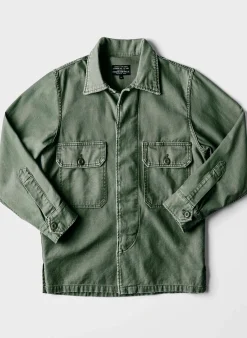 imogene + willie Military Shirt Jacket In Fatigue Green|Women Shirts|Shirts