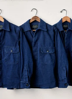 imogene + willie Military Shirt Jacket In Indigo|Women Shirts|Shirts
