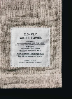 imogene + willie Morihata Gauze Towel In Beige|Women Home Goods|Home Goods