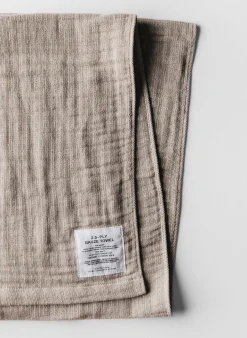 imogene + willie Morihata Gauze Towel In Beige|Women Home Goods|Home Goods