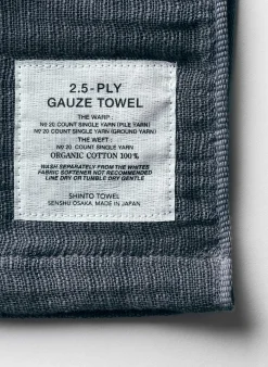 imogene + willie Morihata Gauze Towel In Charcoal|Women Home Goods|Home Goods
