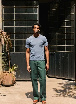 imogene + willie Oceanside Relaxed Pant In Spruce| Pants & Shorts