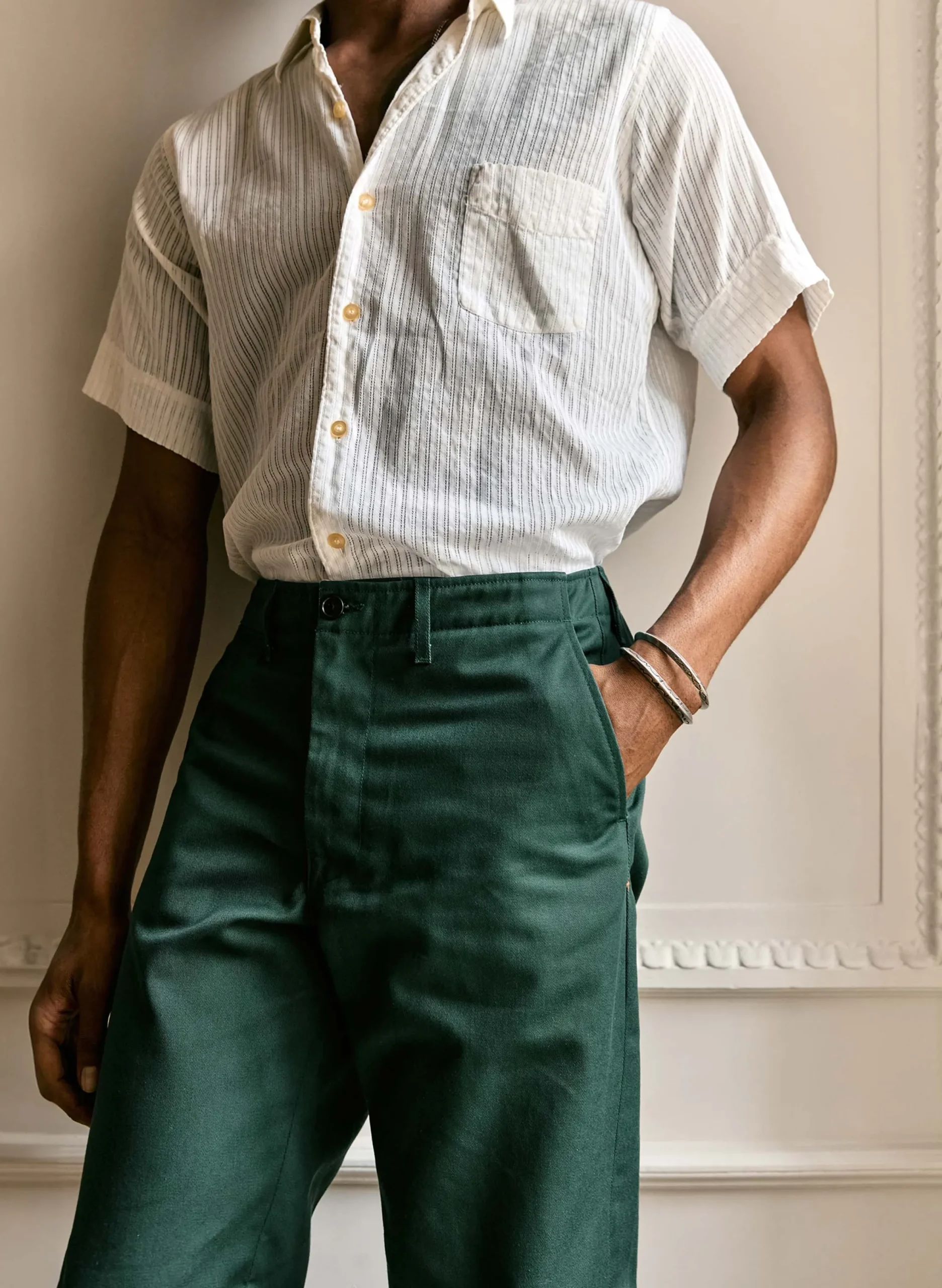 imogene + willie Oceanside Relaxed Pant In Spruce| Pants & Shorts