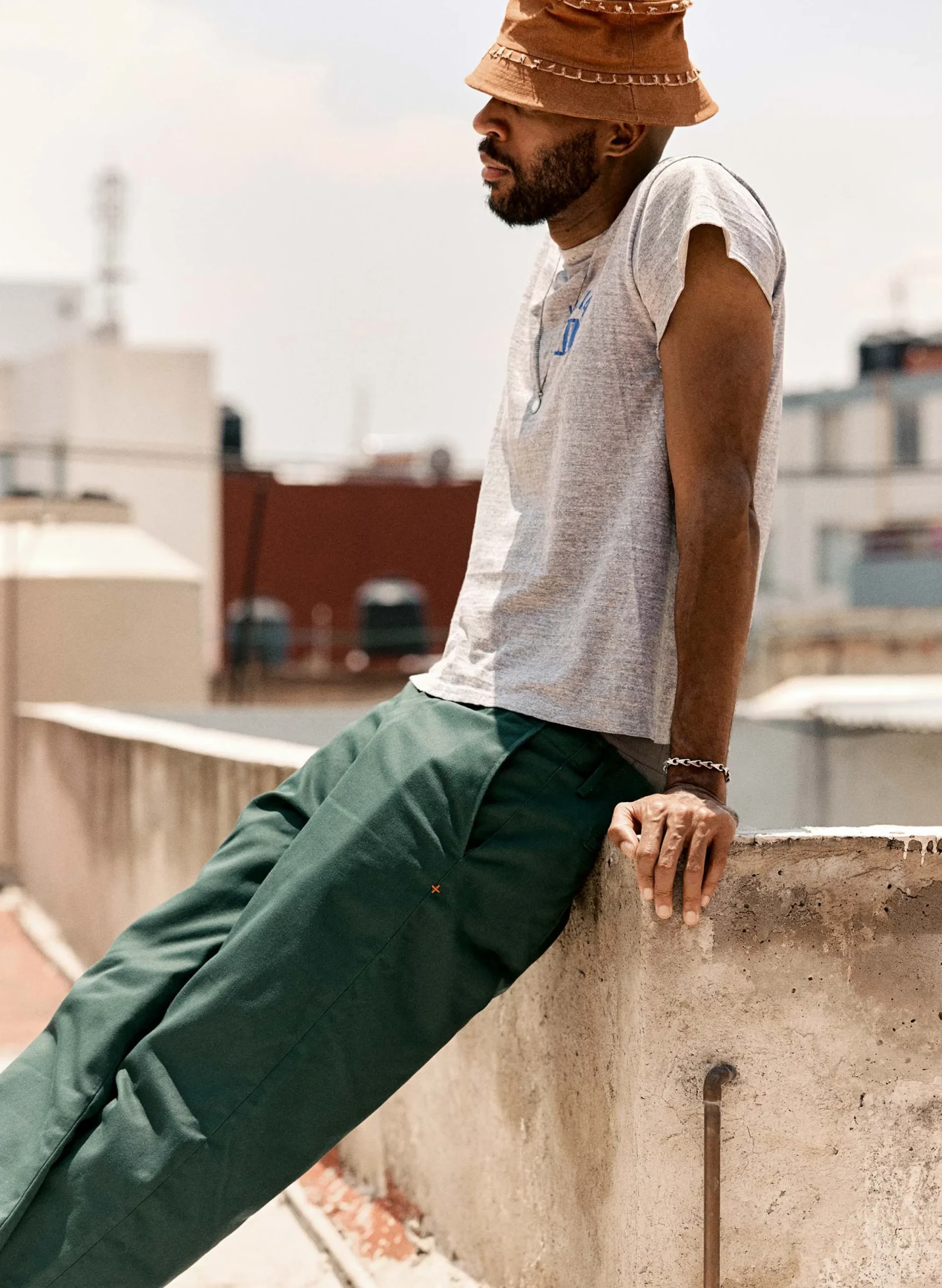 imogene + willie Oceanside Relaxed Pant In Spruce| Pants & Shorts